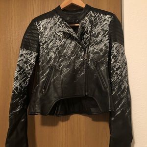 MAKE AN OFFER! BCBG maxazria xs leather jacket